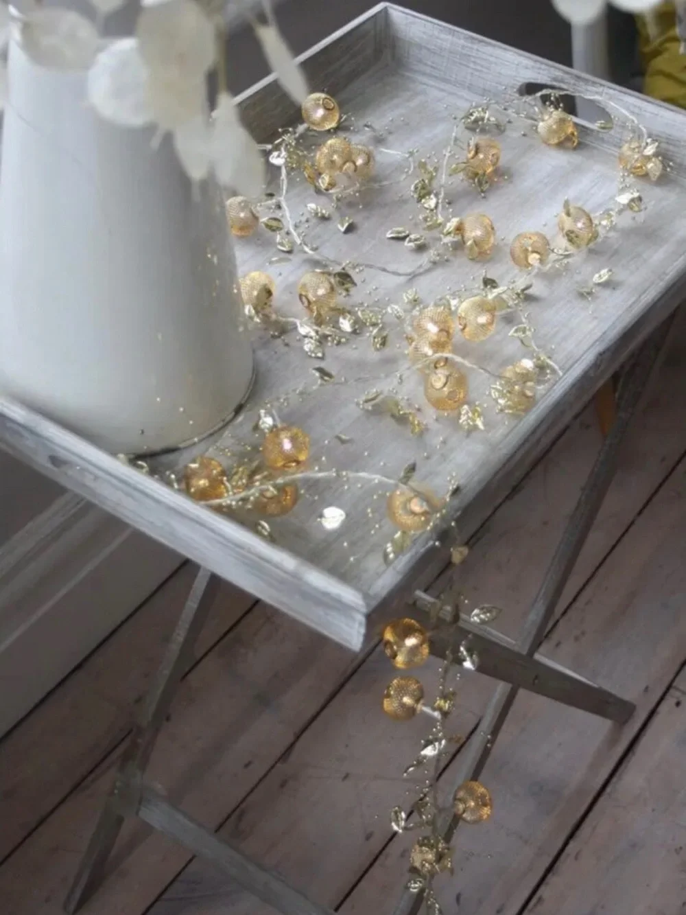 Gold Ball String Lights - LED - 2.6M length